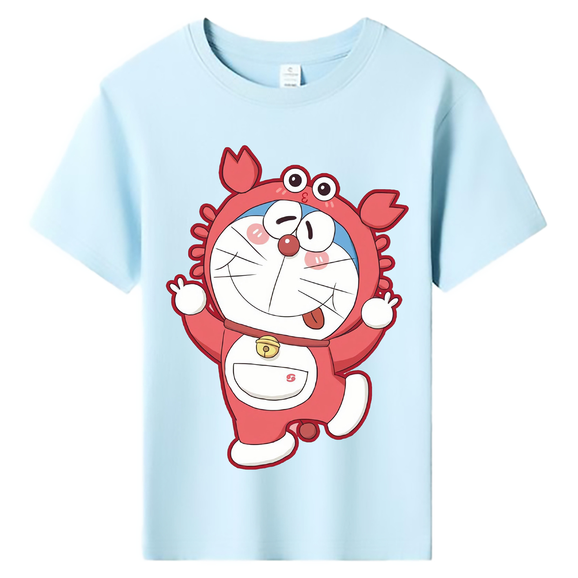 （画像用） ドラえもん Doraemon 綿100％キッズTシャツ（フロントプリント）